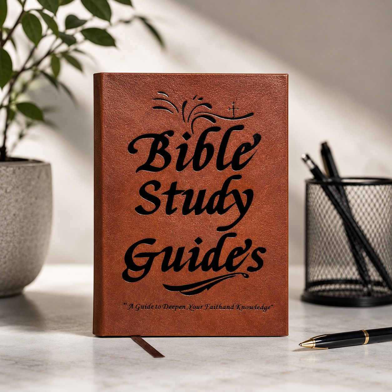 66-Page Bible Study Guide, Daily Devotional Journal,Study Notebook Based Planner
