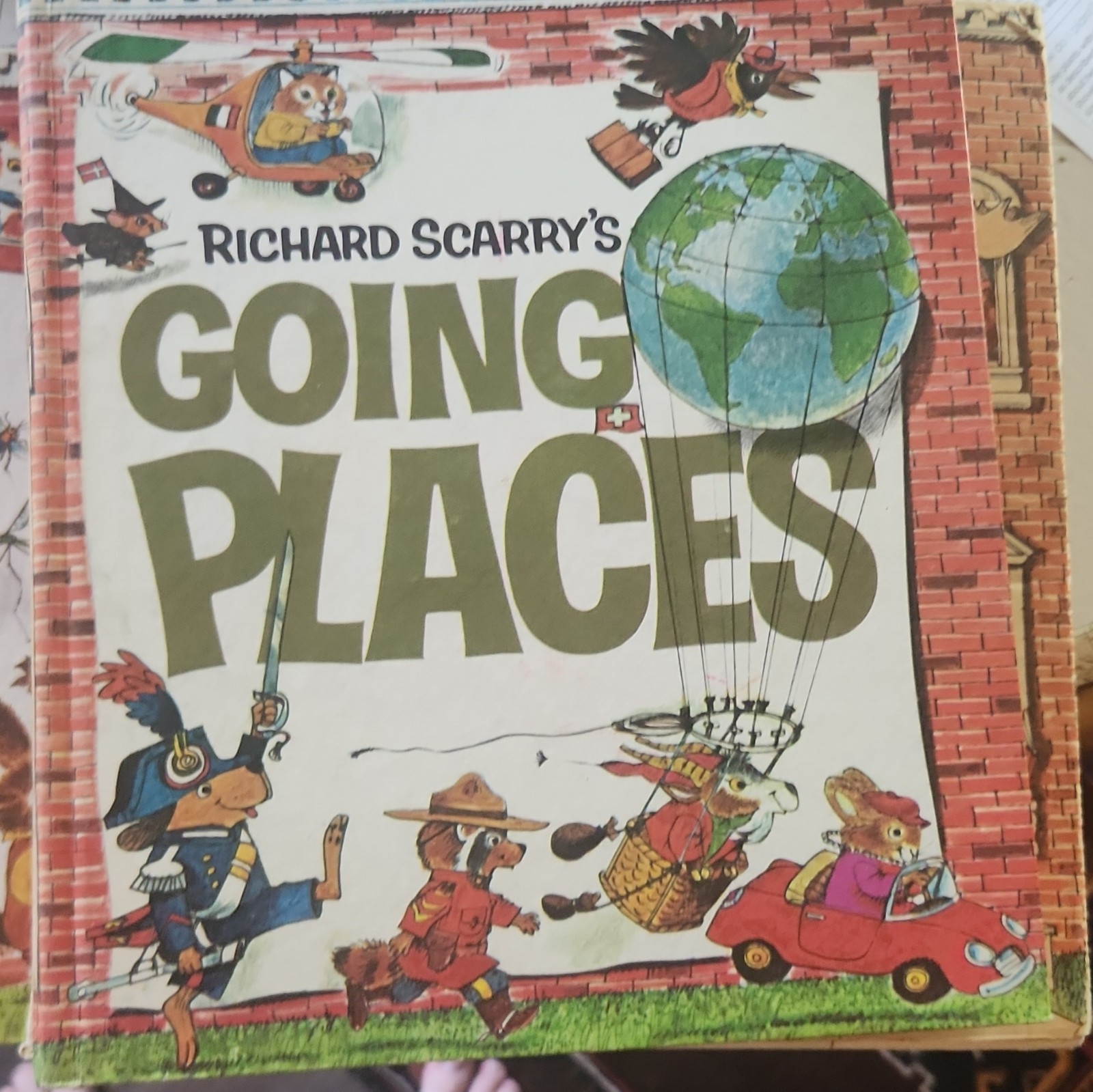 Richard Scarry Look & Learn Library Vintage Illustrated Box Set 5 Books Ages 4-8