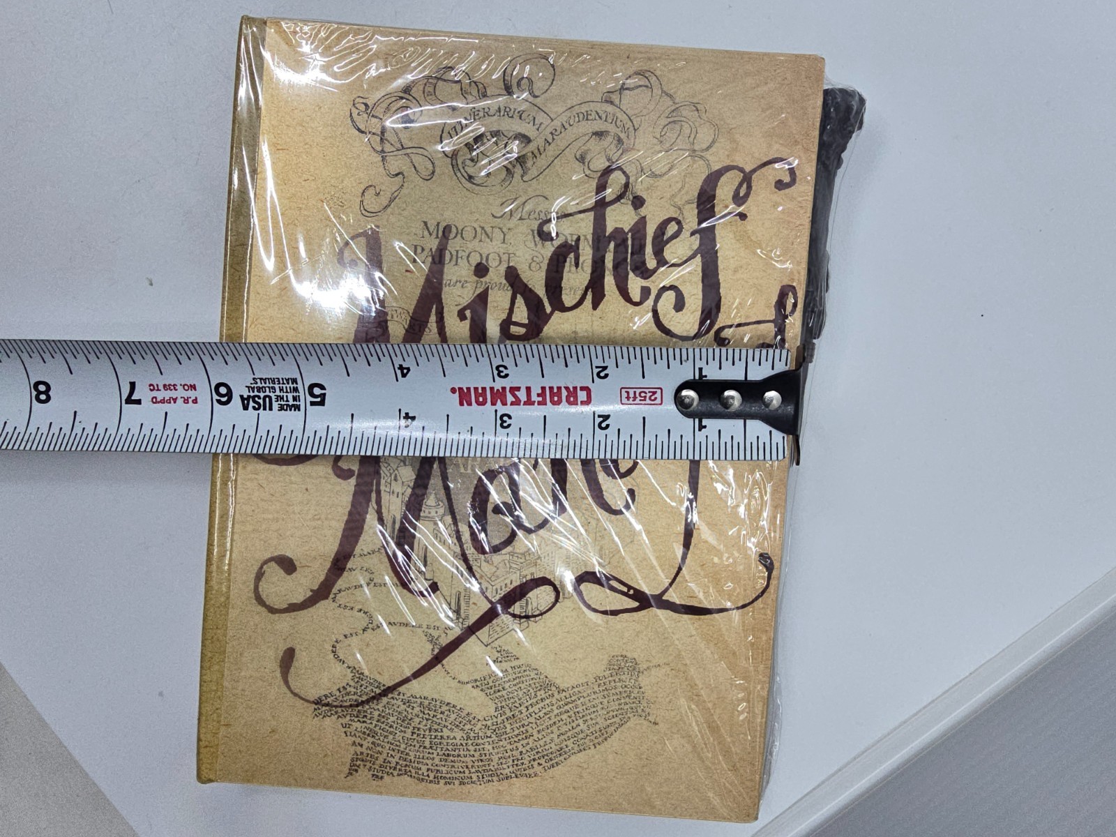 Harry Potter Mischief Managed Marauders Map Hard Cover Journal, 6 x 8 inches