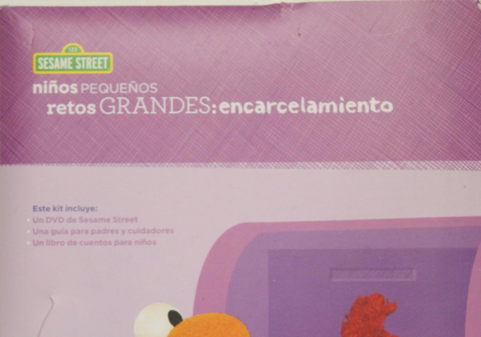 Sesame Street Little Children Big Challenges:Incarceration Ages 4-8 Book/DVD Kit