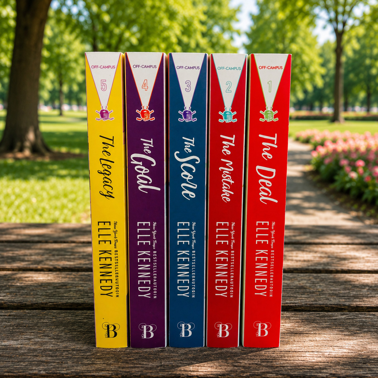 Off-Campus Series The Deal, Mistake, Score, Goal, Legacy, 5 book set..