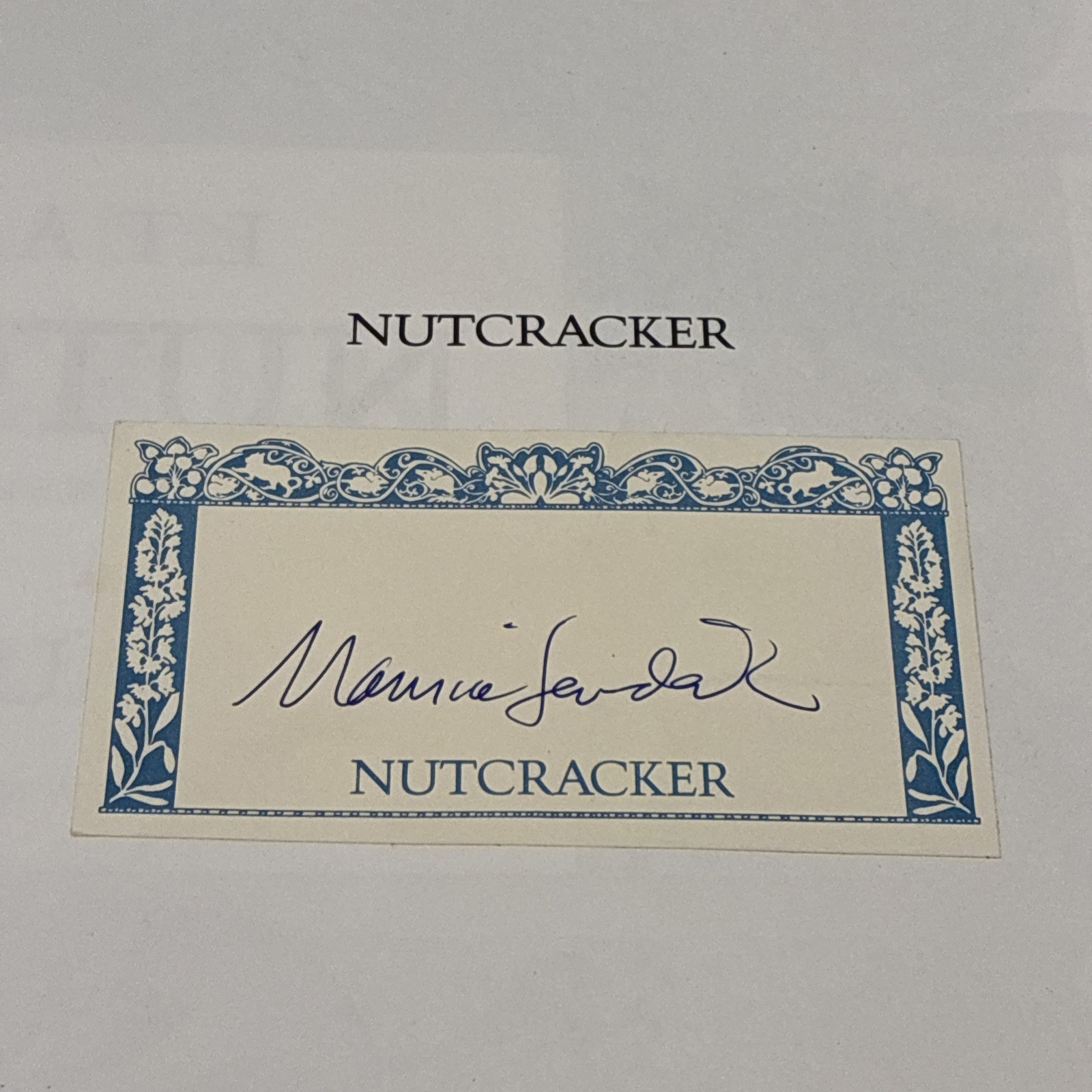 Signed Book Maurice Sendak Nutcracker ETA Hoffman Vintage Children’s Books 1984