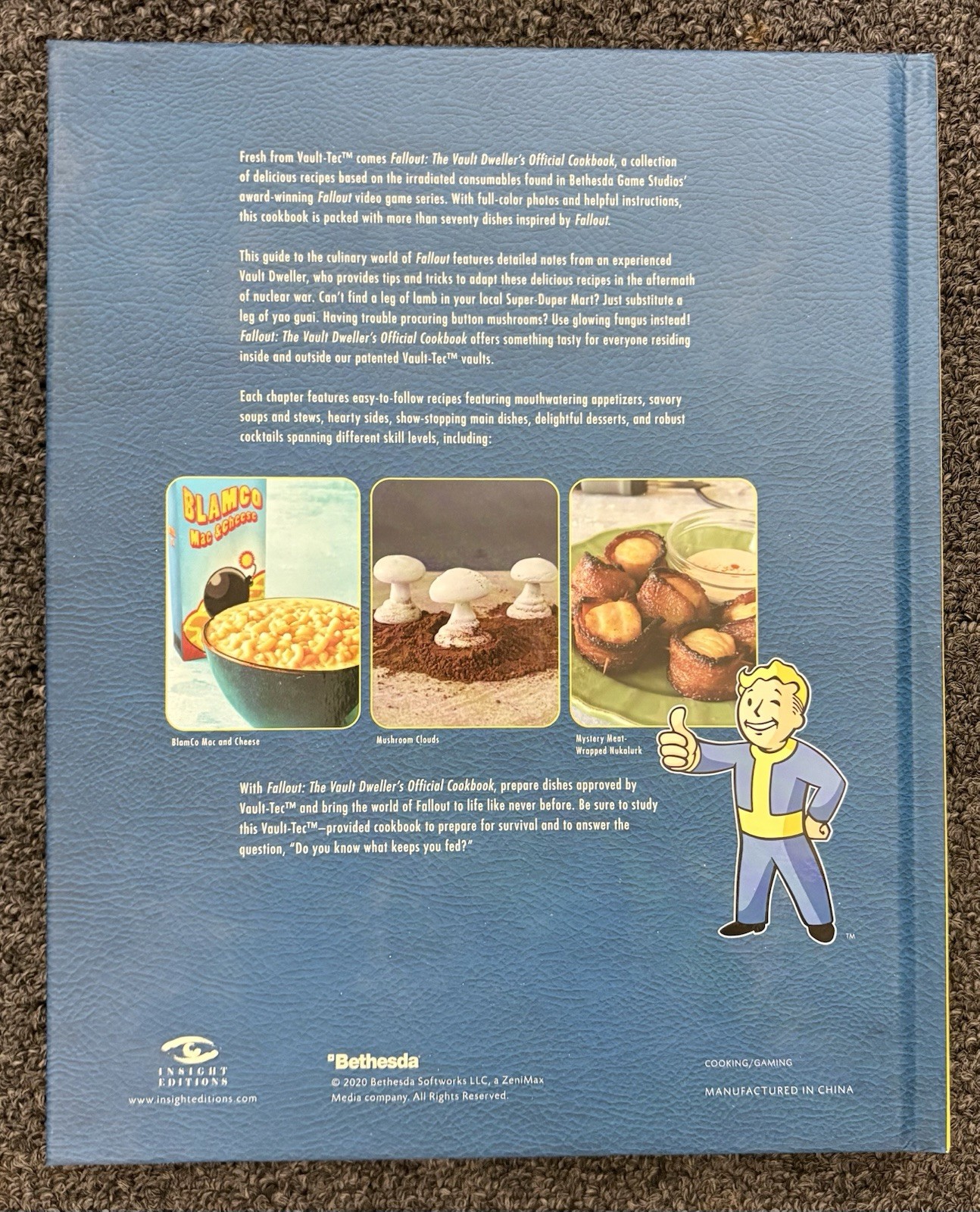 Fallout The Vault Dweller’s Official Cookbook Gift Set With Apron New No Box