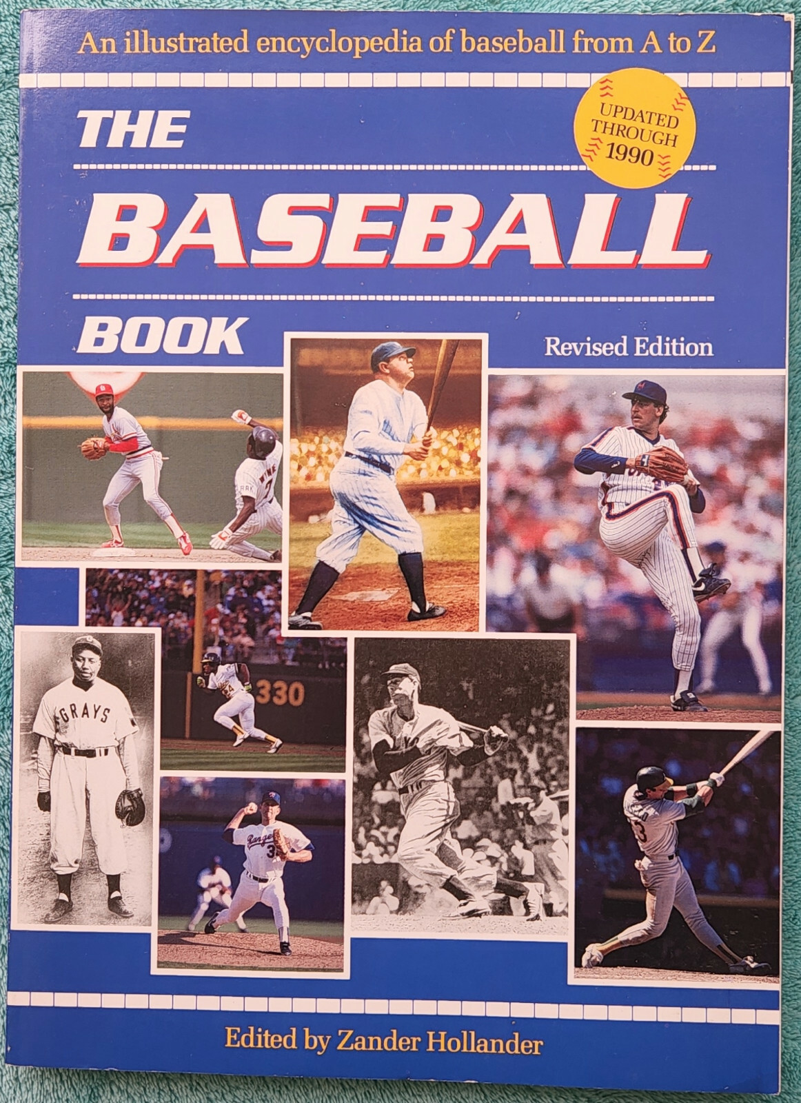 The Baseball Book Zander Hollander 1991 Trade Paperback 184 Pages Stats & Photos