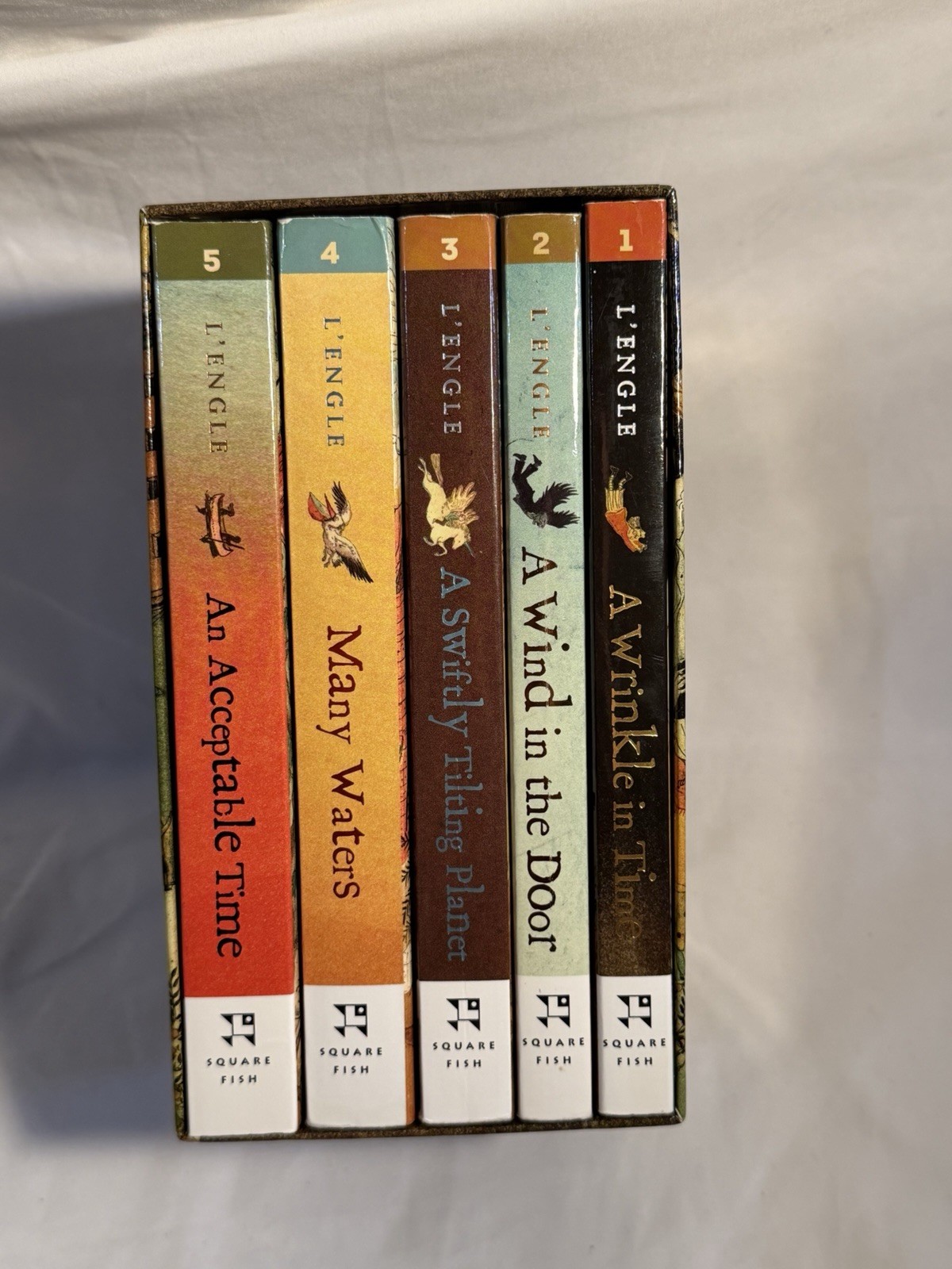 Square Fish Wrinkle in Time Quintet Box Set 5 Books by Madeleine L’Engle