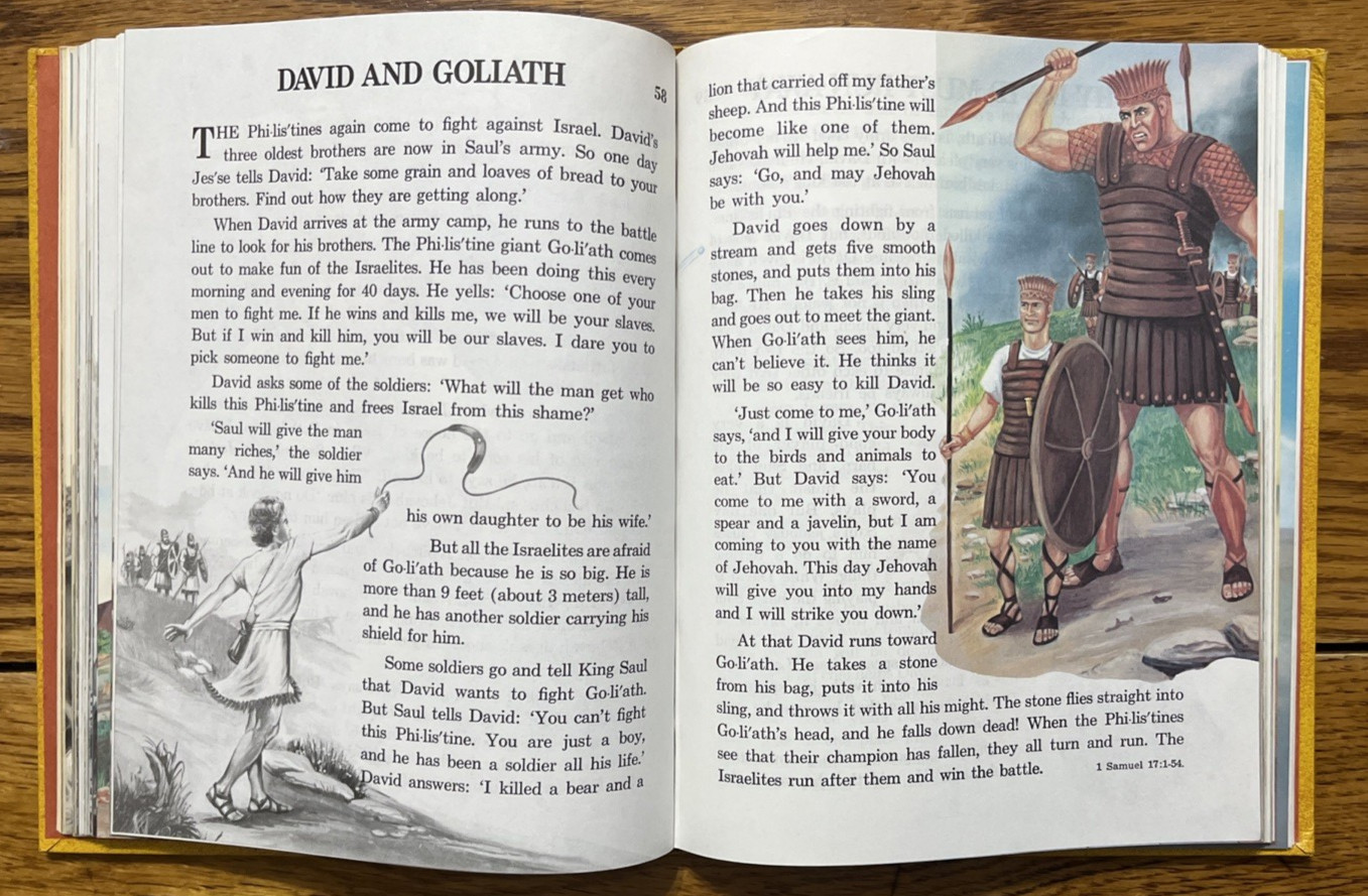 My Book of Bible Stories Watch Tower Bible & Tract Society 1978 *FIRST ED. *NICE