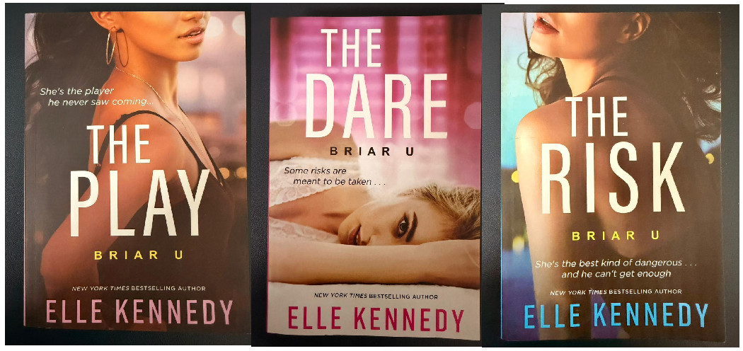 Briar U Series 3 BOOK SET The Play , The Dare and The Risk free shipping PB