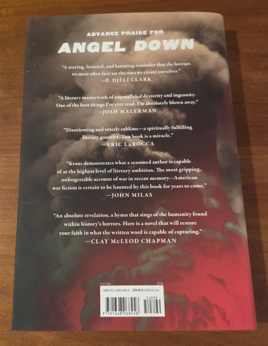Angel Down – Daniel Kraus 1st edition/1st printing HC