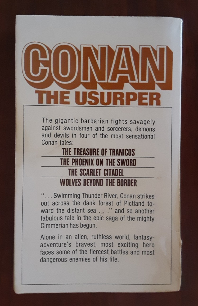 Lot of 5 Vintage CONAN Paperback Books Hyborian Age Stories Ace Sci Fi TOR