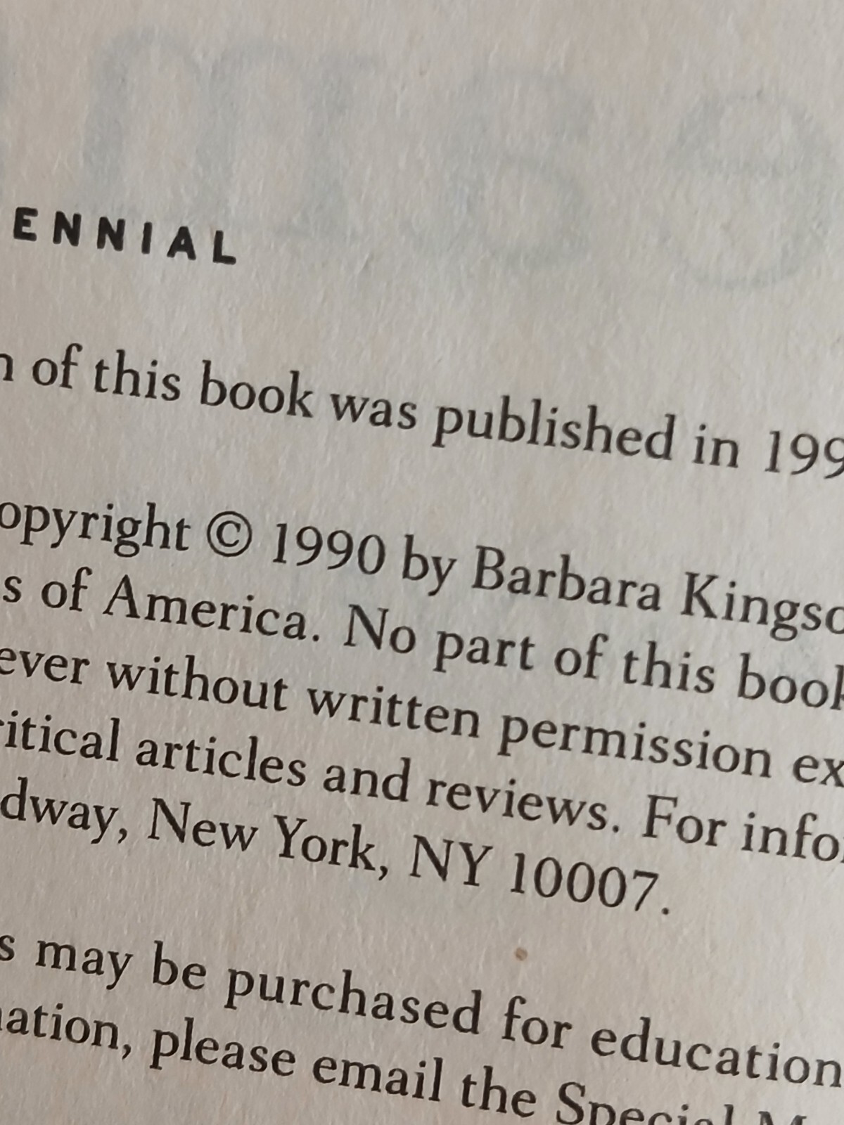 Animal Dreams 2013 Paperback By Barbara Kingsolver 352 Pages