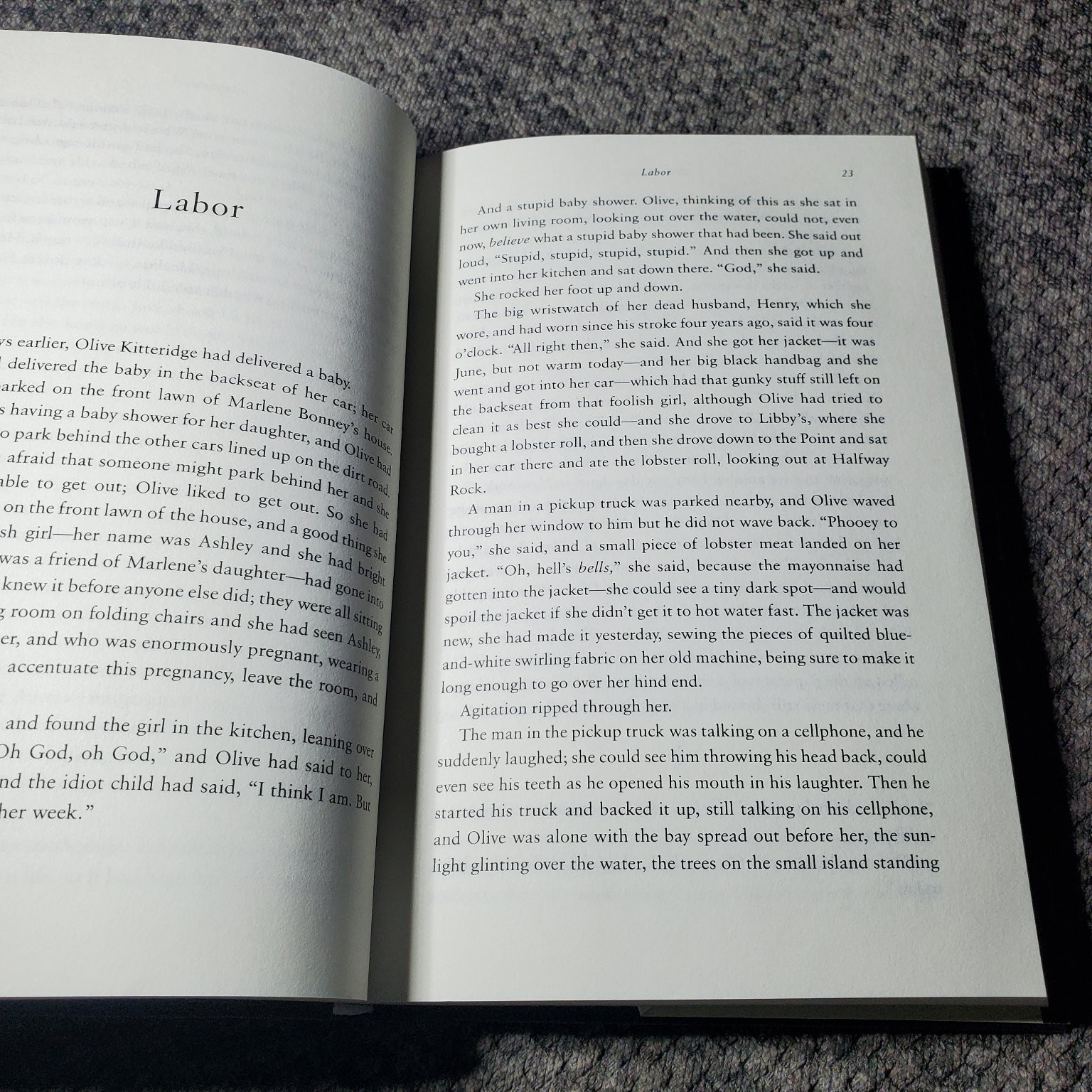 Olive, Again Elizabeth Strout 2019 First Edition Pulitzer Prize Fiction Random