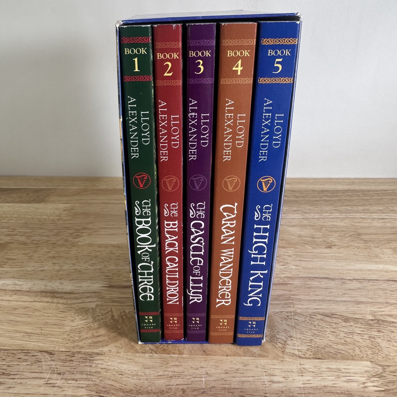 Chronicles of Prydain Box Set Lloyd Alexander 2012 Fantasy Adventure Square Fish
