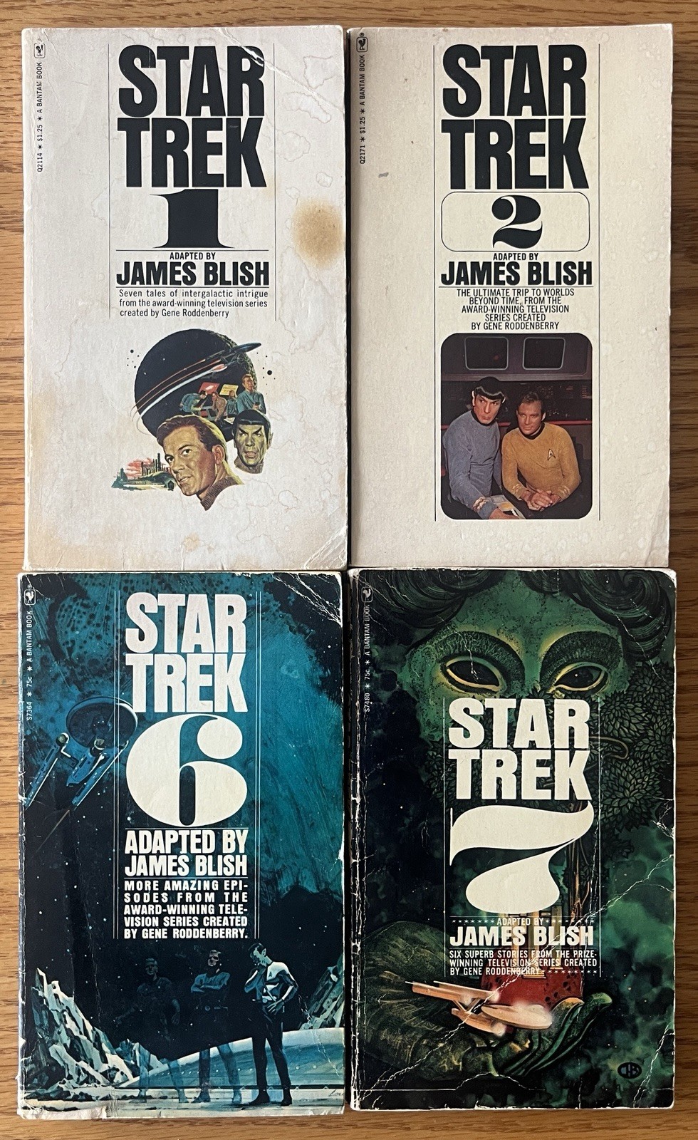 Vintage Lot of 11 PBs by James Blish-Cities in Flight-Earthman-Star Trek