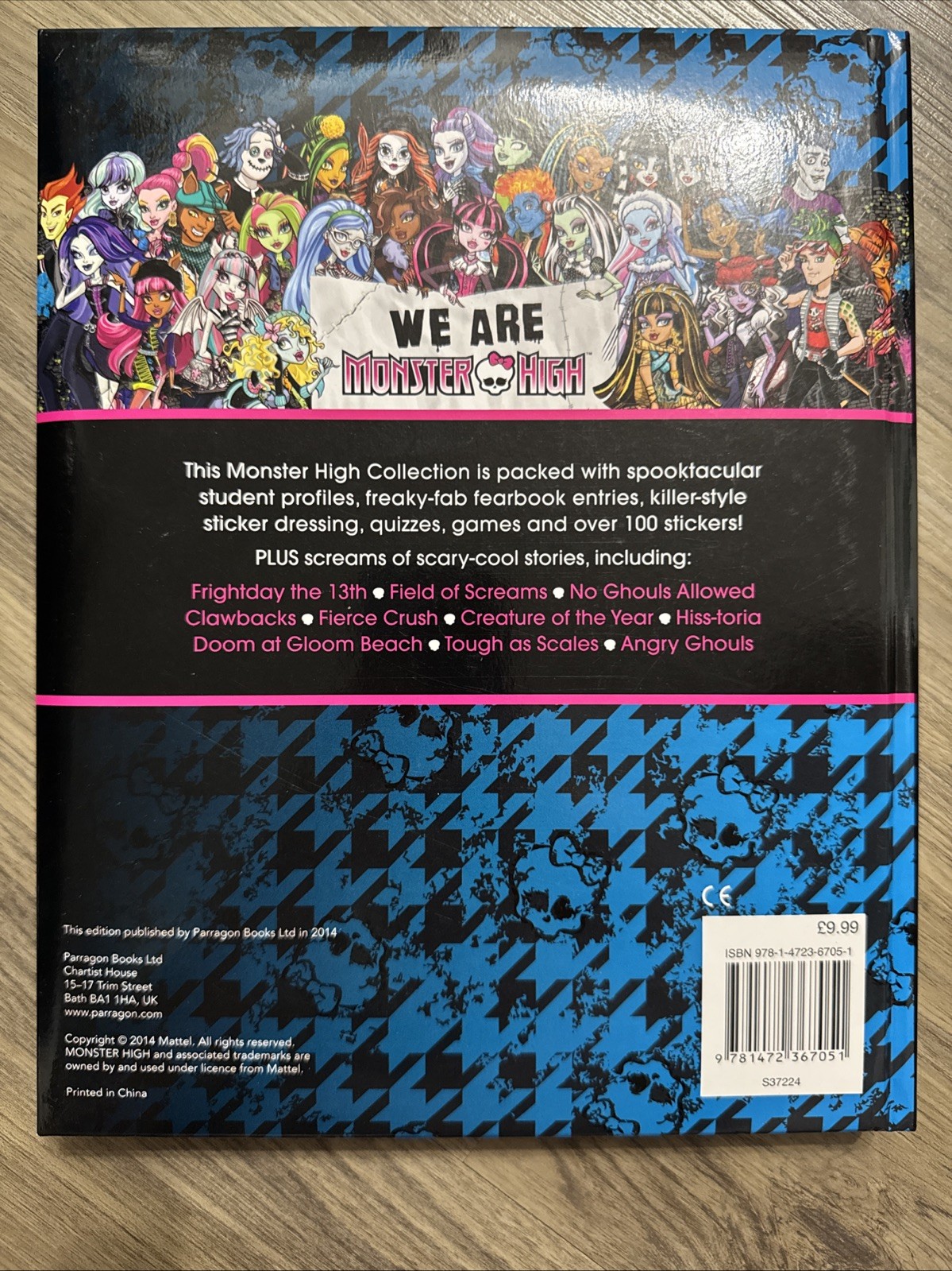 Monster High Collection: Over 200 Pages of Fantastic Fun! Over 100 Stickers NEW
