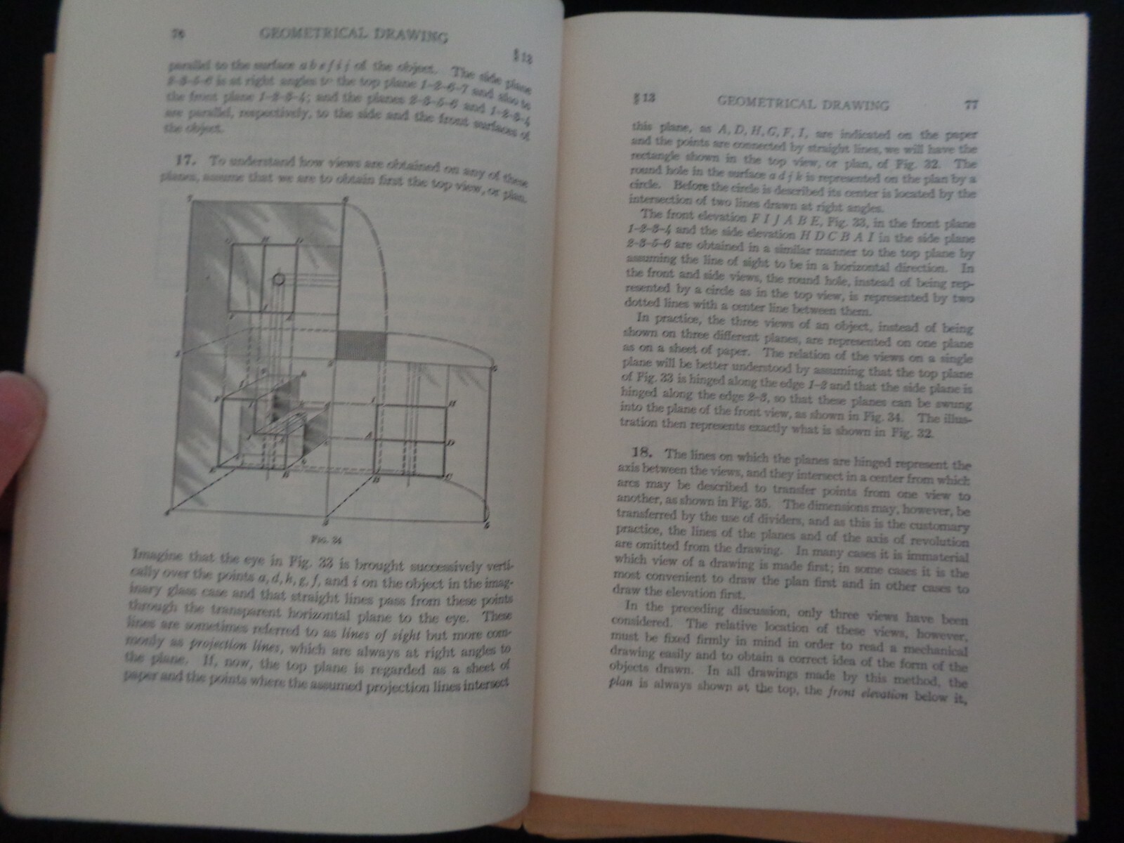 1927 Vintage Project Method Of Teaching Instruction Booklets Geometrical Drawing