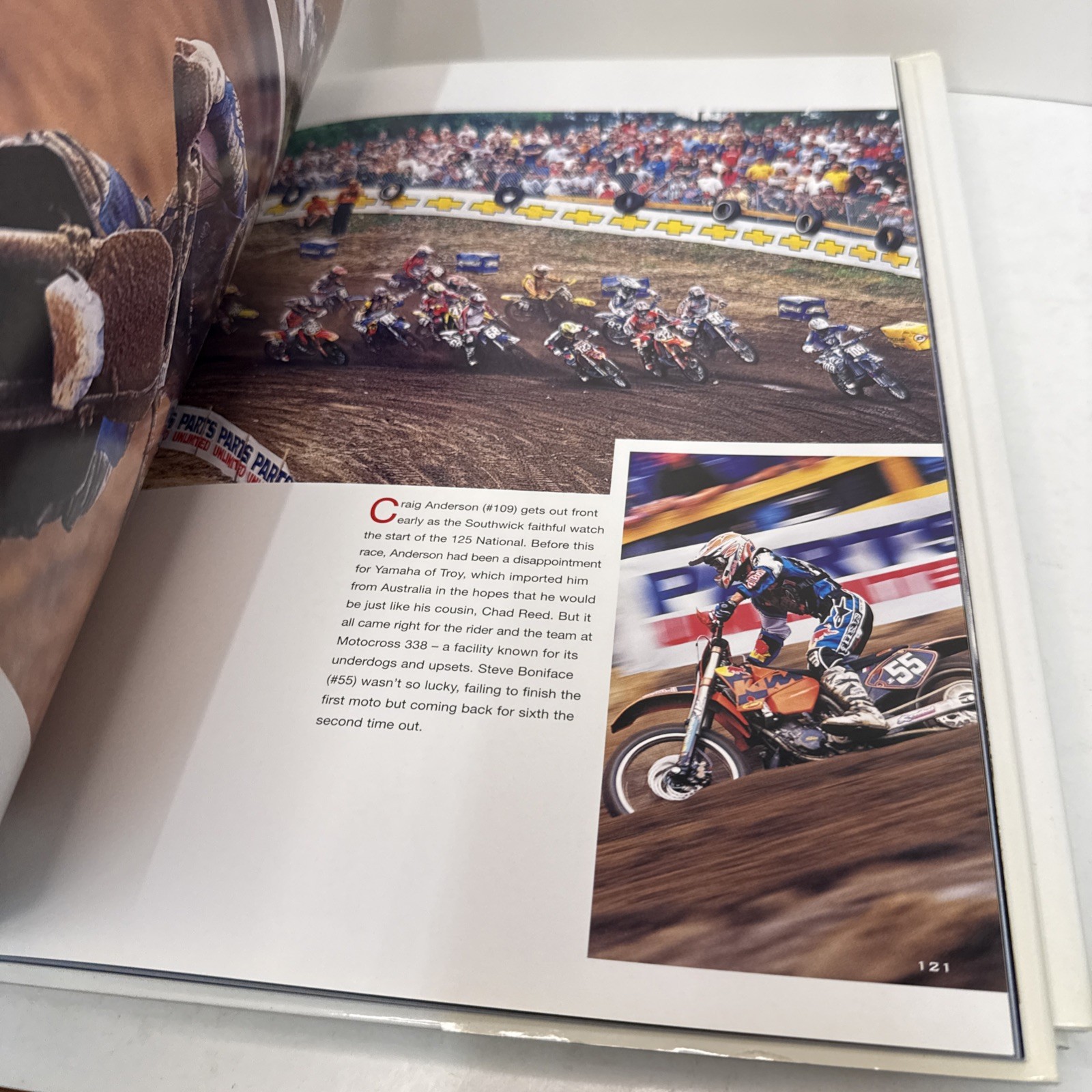 American Motocross Illustrated Simon Cudby Hardcover Fox Racing + Volume 2