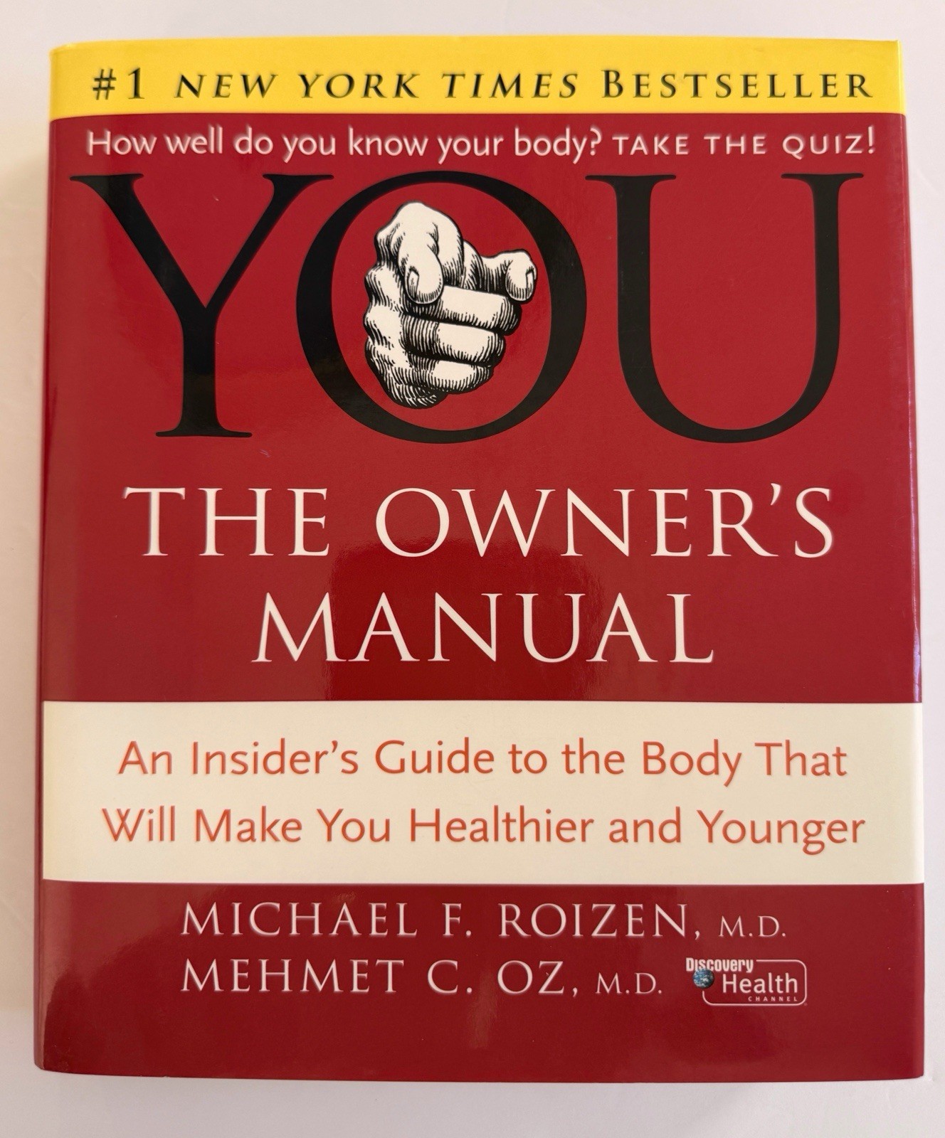 Lot of 4. “You “ Books : Dr .OZ Dr. Roizen , Staying Young, Diet, Owners Manual