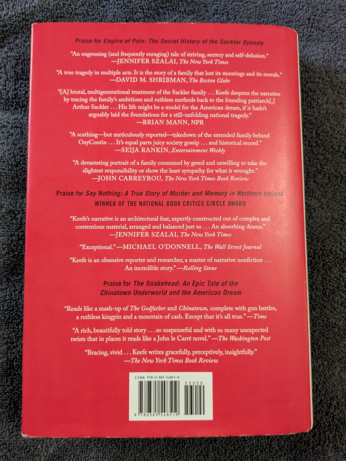 Rogues: True Stories of Grifters By Patrick Radden Keefe First Edition *Signed*