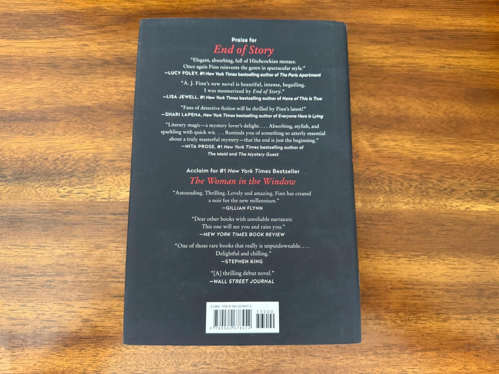 End of Story by A. J. Finn (2024, Hardcover) FREE SHIPPING