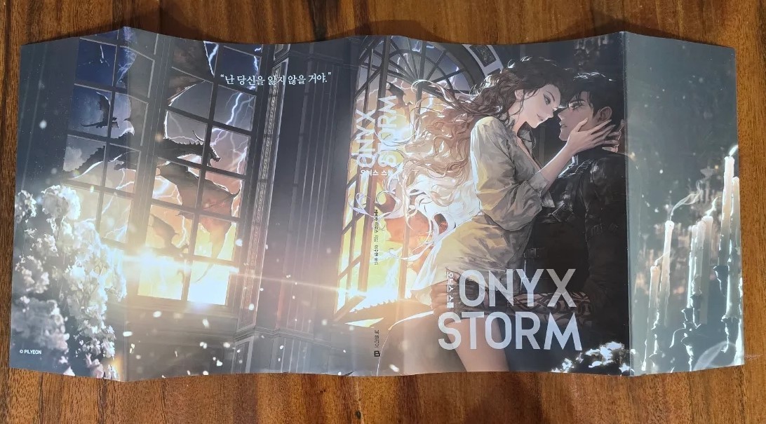 Onyx Storm Korean Edition Hardcover Set Vol 1+2 – Limited Art Cover Xaden POV