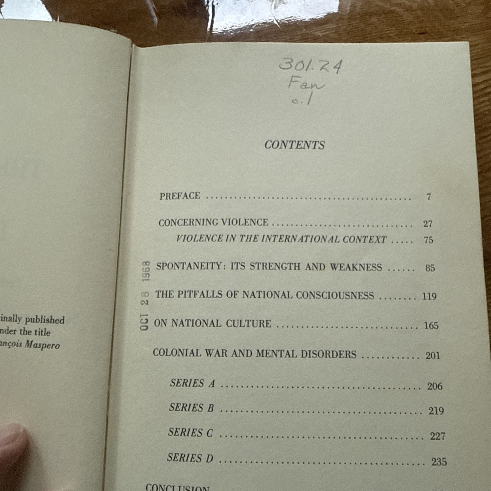 WRETCHED OF EARTH By Frantz Fanon First Evergreen Edition 1966 Hardcover