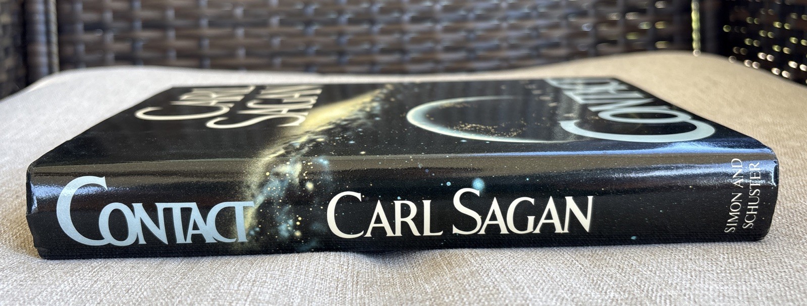 Contact by Carl Sagan 1985 Hardcover First Edition First Printing Novel Book HC