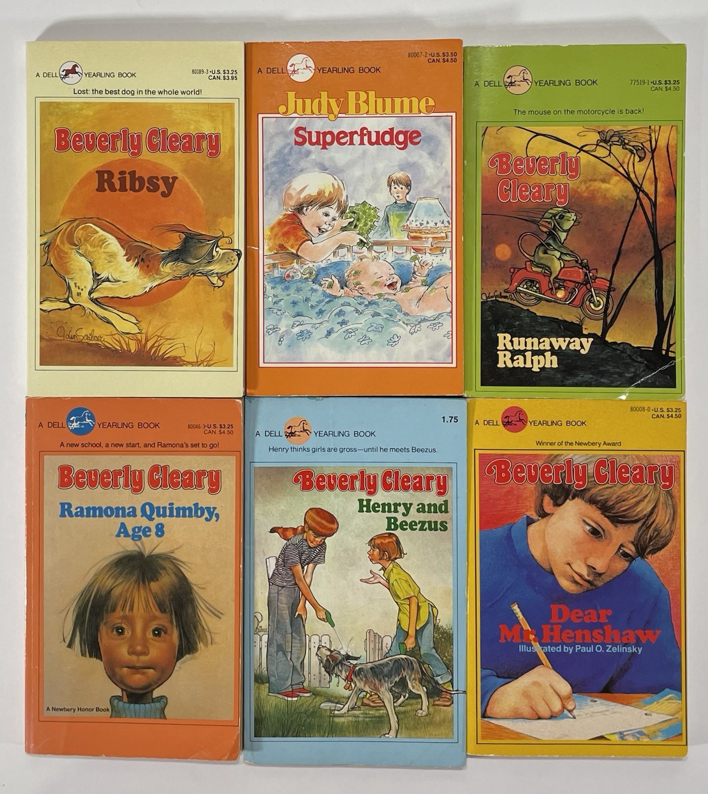 Lot 18 Vintage Dell Yearling Paperback Books Judy Blume Beverly Cleary 80’s