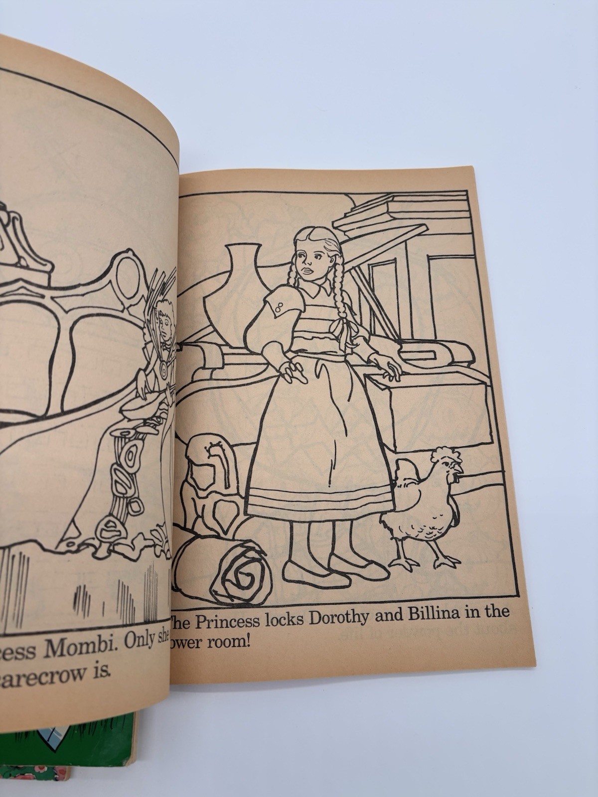 Vintage Wizard Of Oz Coloring Books & Sticker Book LOT of 4