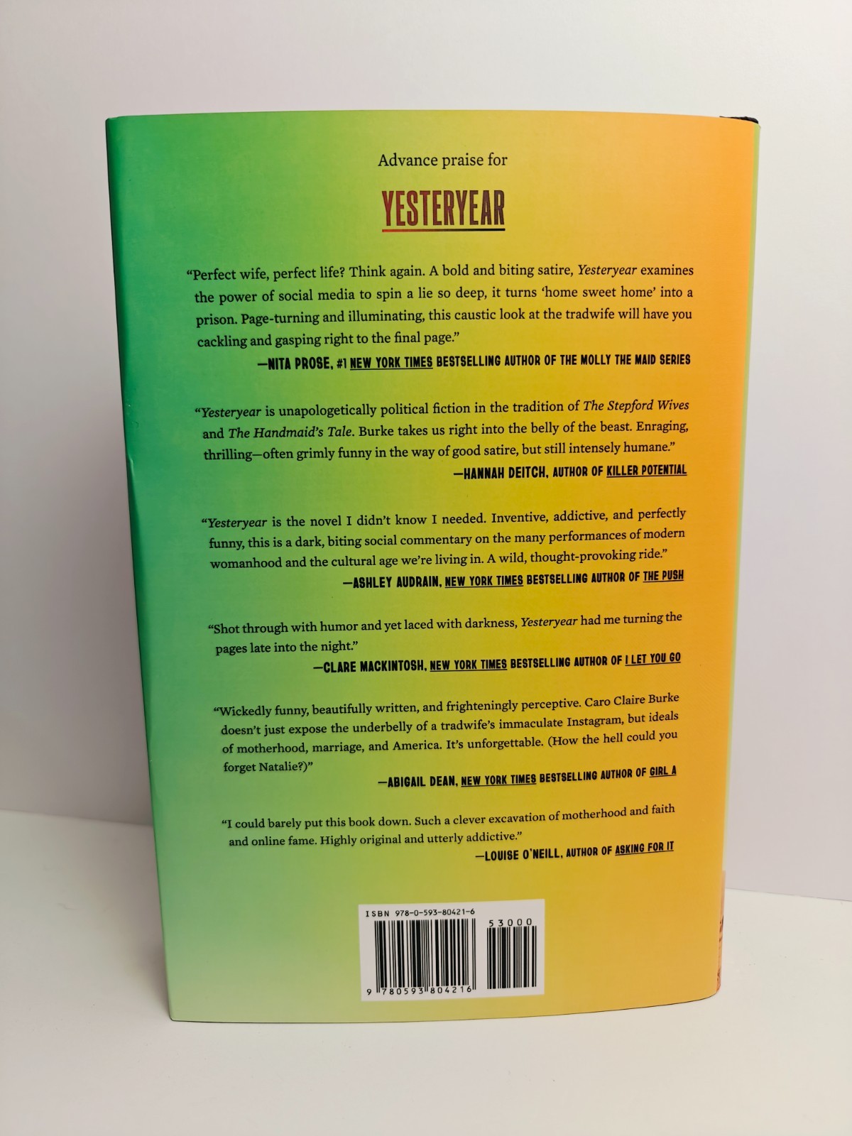 YESTERYEAR by Caro Claire Burke Hardcover