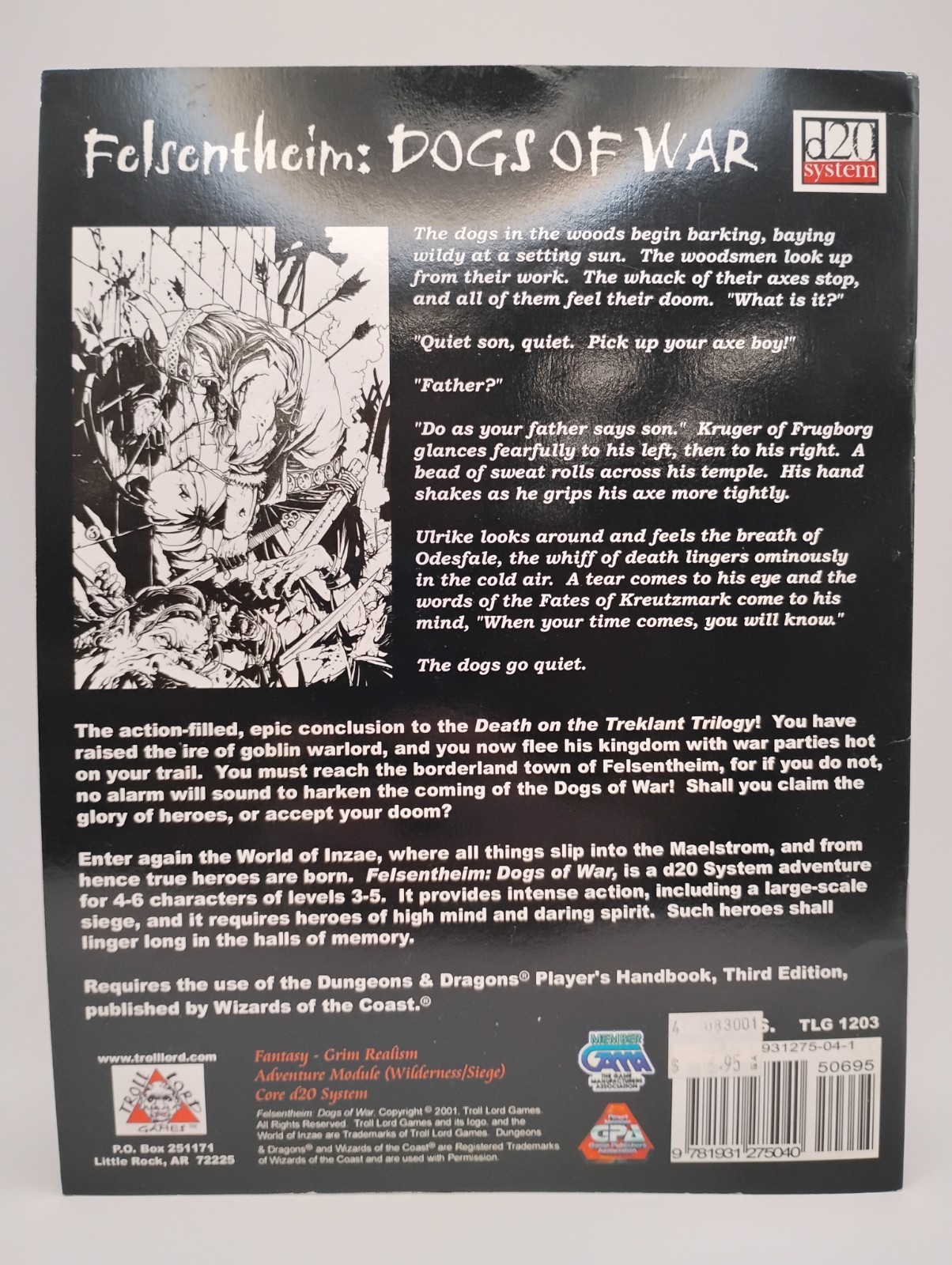 Felsentnheim: Dogs of War – d20 3rd Edition Supplement – Troll Lord Games