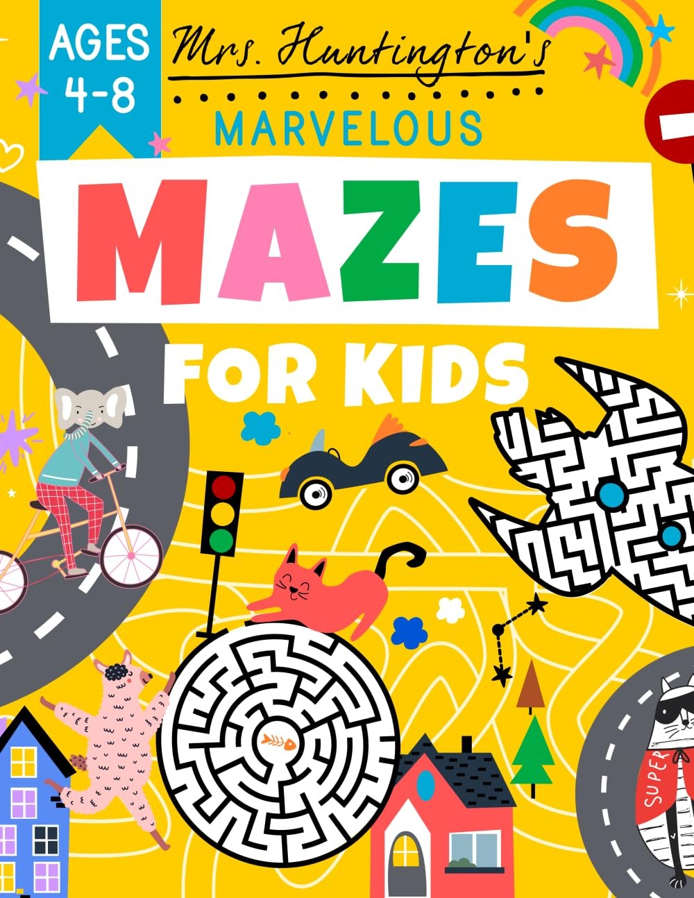 Marvelous Mazes for Kids Ages 4-8: Maze Activity Variety Puzzle Book (Kids A…