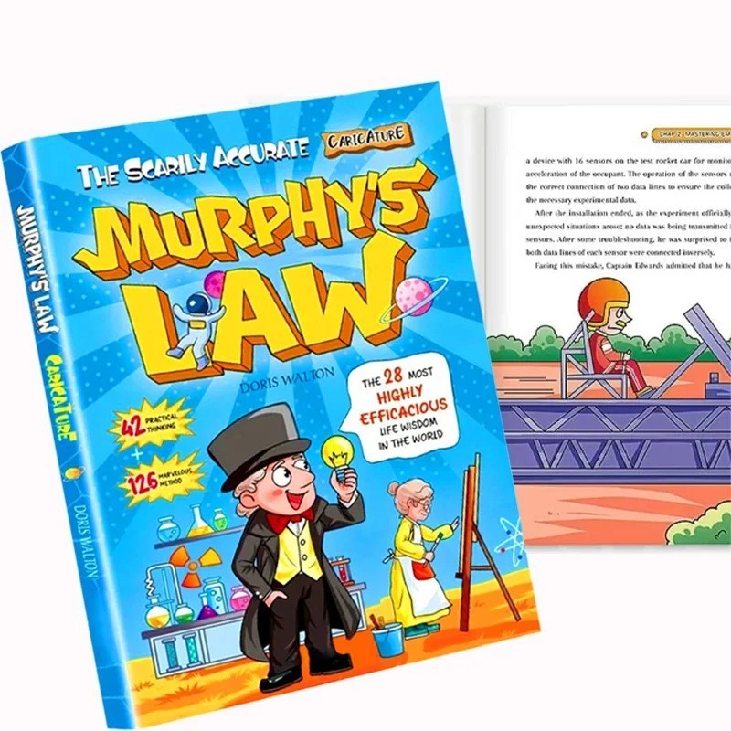 Murphy’s Law Learning Book For Kids Comic Book 8-12 Years Old Educational AUS