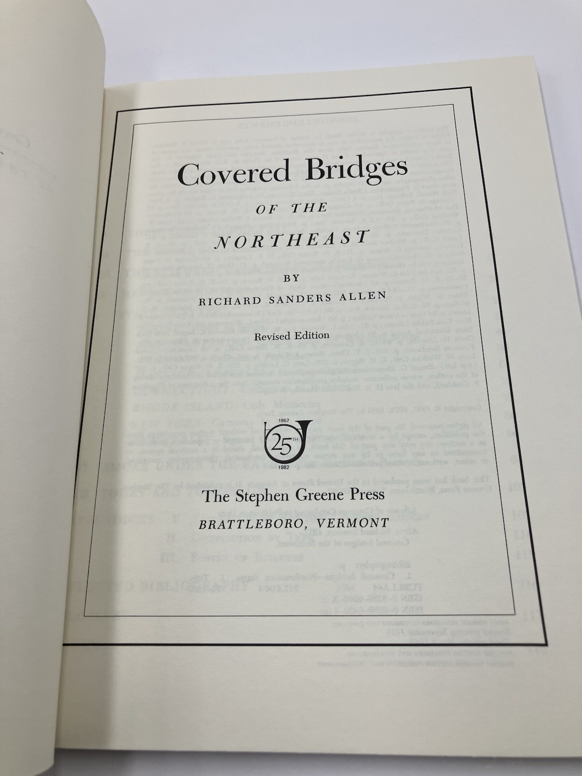 Covered Bridges of The Northeast Revised Builders Tools Vintage PB Richard Allen