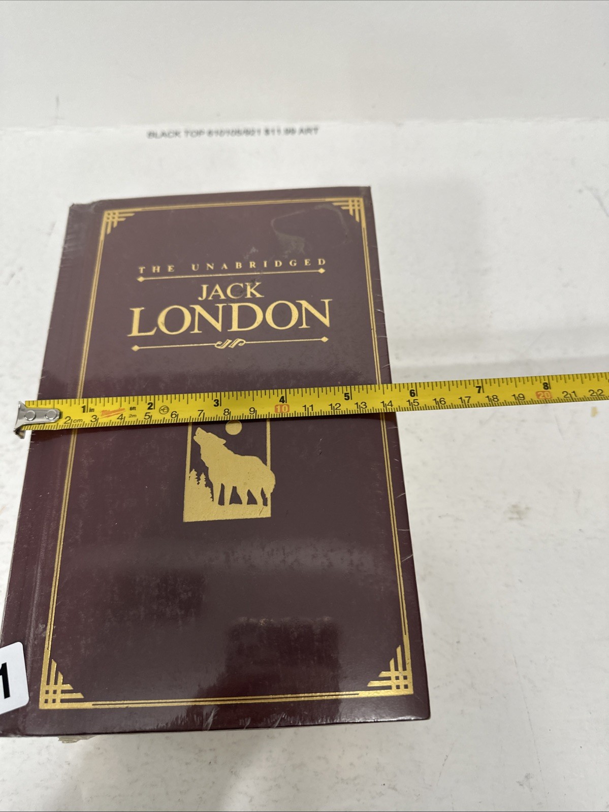 The Unabridged Jack London Book Hardcover Leather Bound Luxury Edition 1997