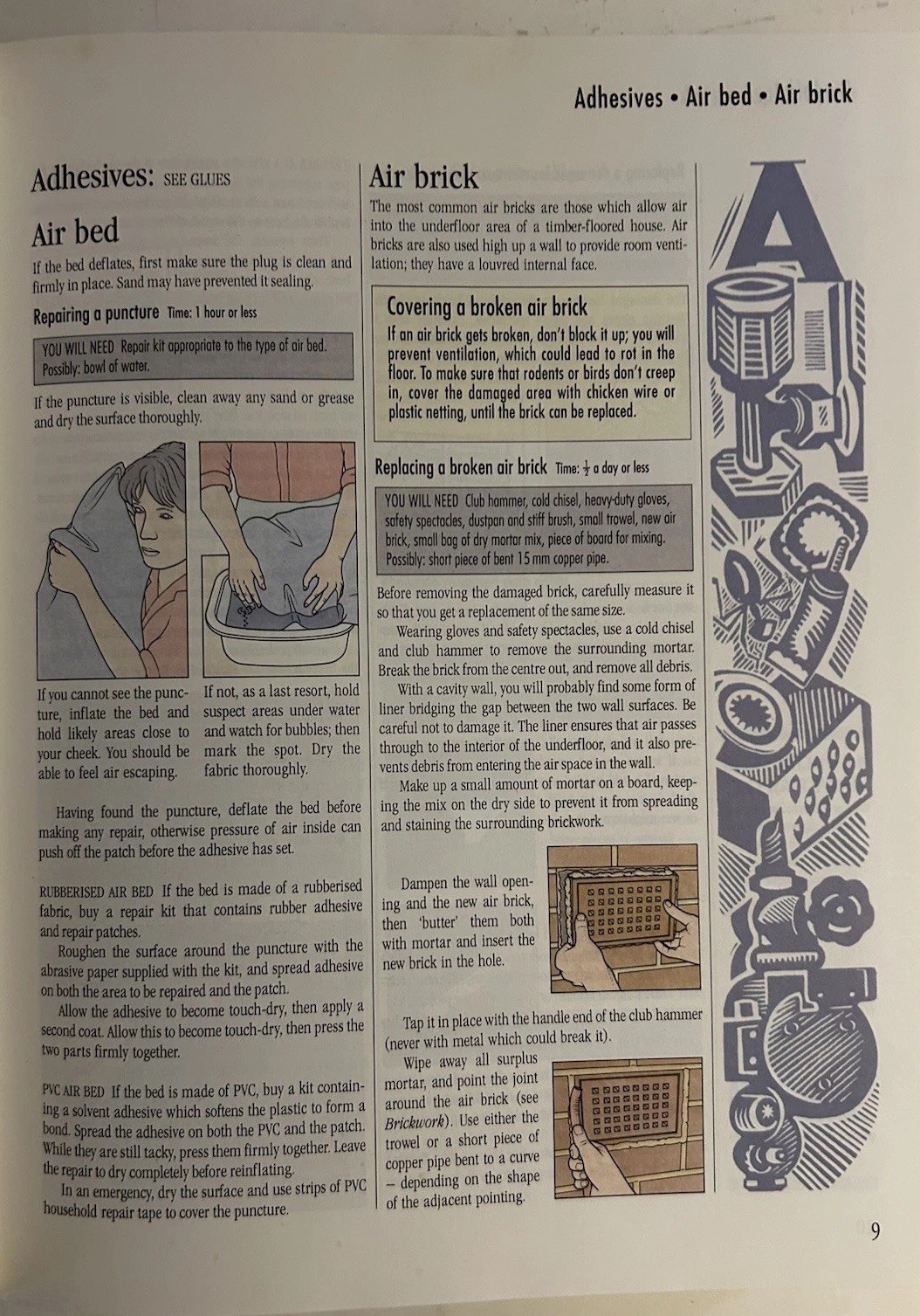 How to Fix Just About Anything by Reader’s Digest 1996 First Edition 416 Pages