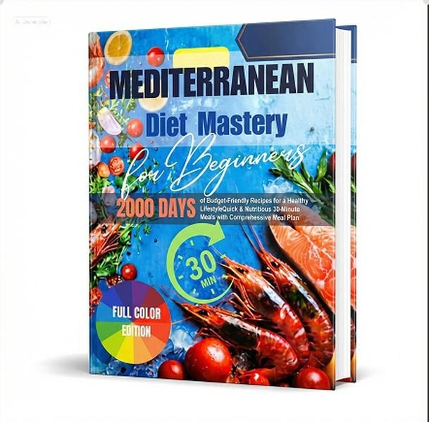 Mediterranean Diet Cookbook 2025 Edition | Full Color Сookbook | Hardcover