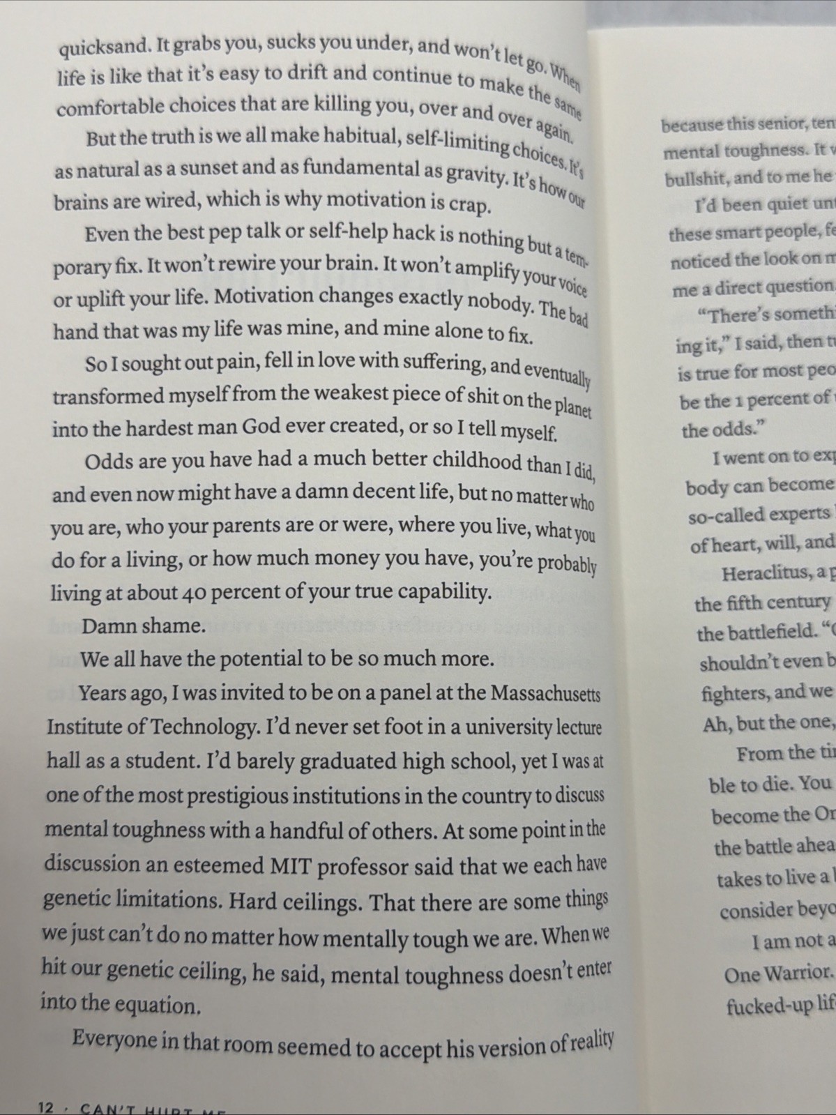 Can’t Hurt Me : Master Your Mind and Defy the Odds (2018, Paperback)