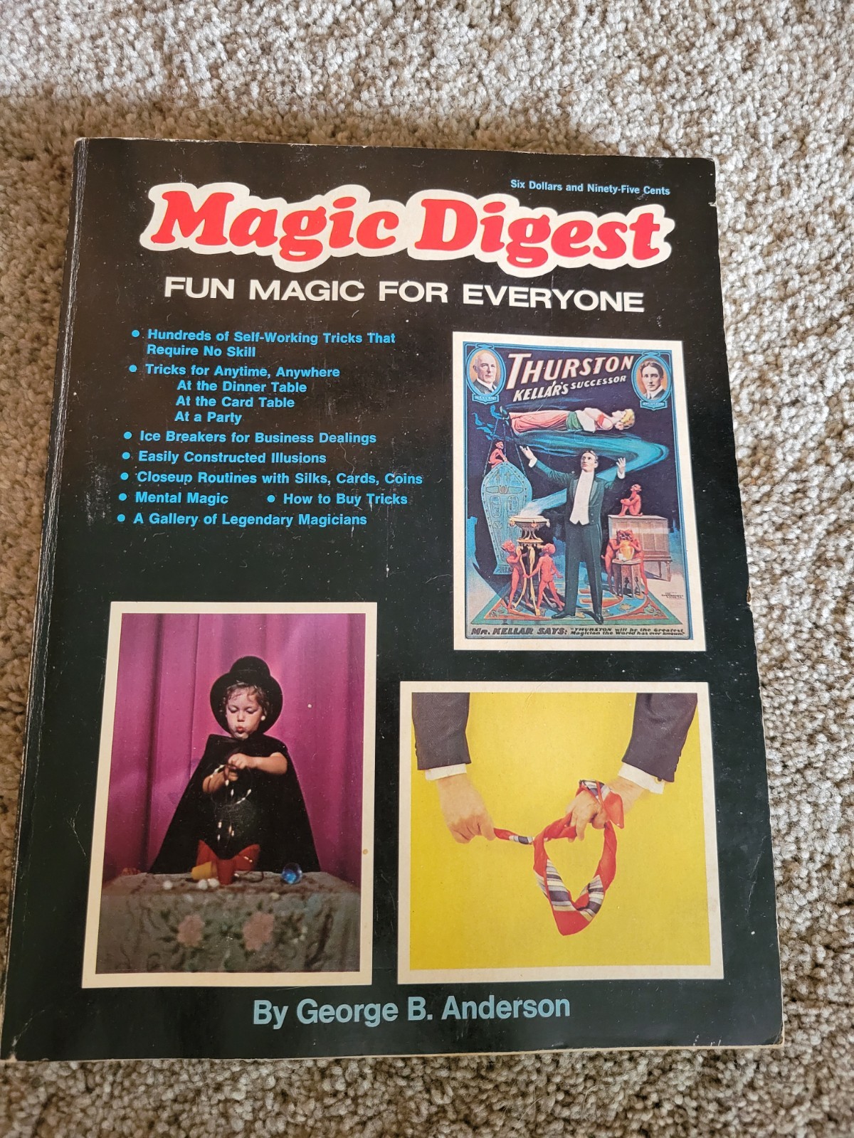 Magic Digest by George Anderson-Fun Magic for Everyone-288 Pages of Instructions