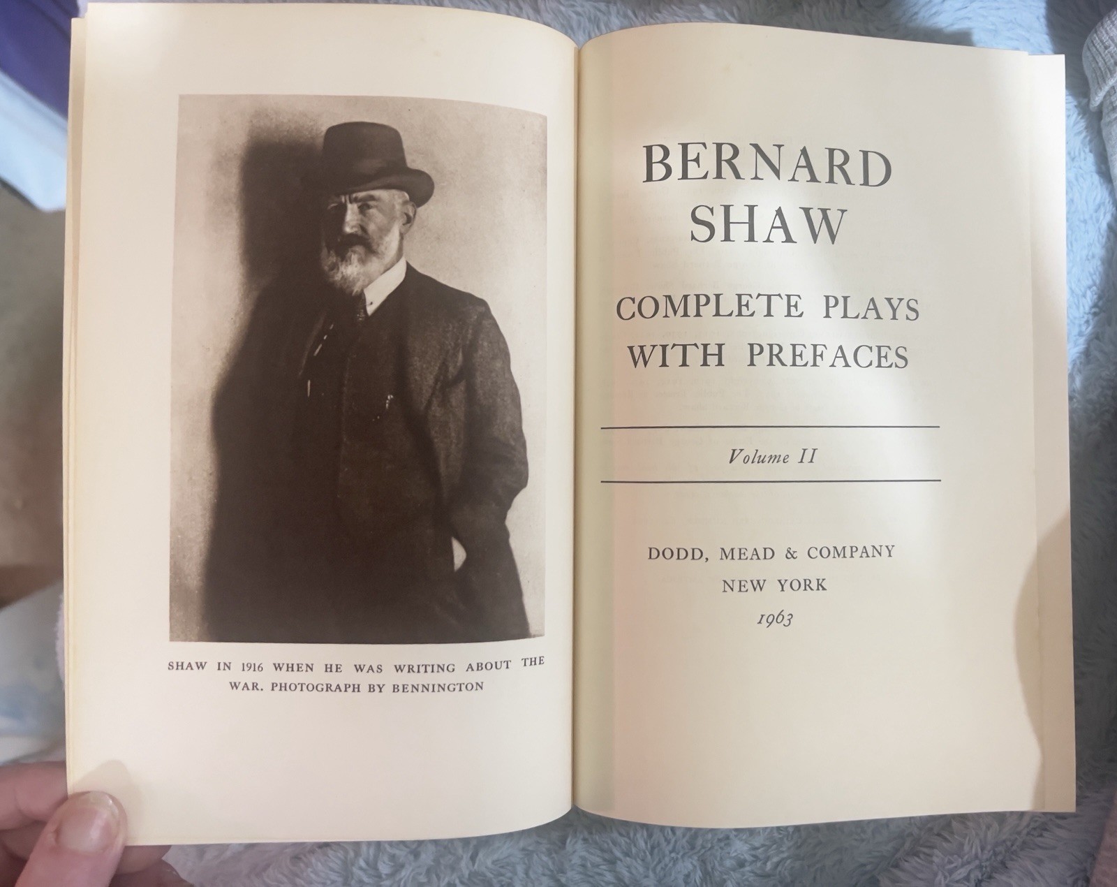 Bernard Shaw Complete Plays With Prefaces Volume V Hardcover 1963- Great Cond