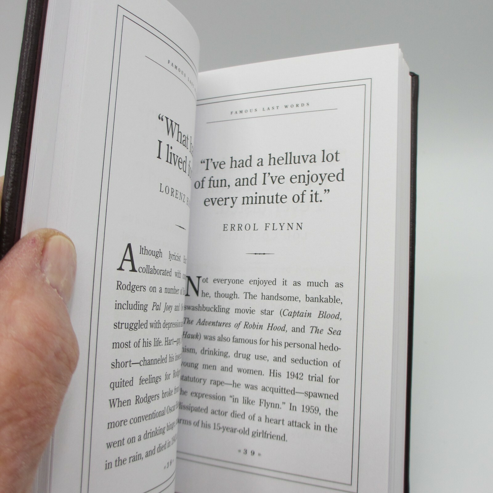 Famous Last Words Ray Robinson Book Luxury Leather Bound Hardcover Orvis
