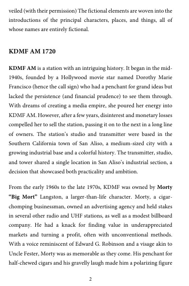 KDMF: True Fictional Radio Tales of Yesteryear