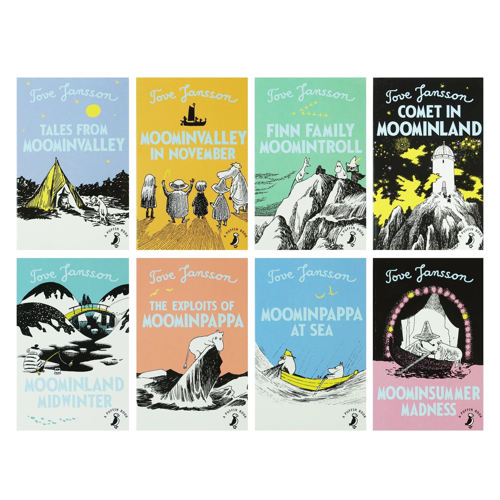 Moomin Series By Tove Jansson 8 Books Collection Set – Age 7-9 – Paperback