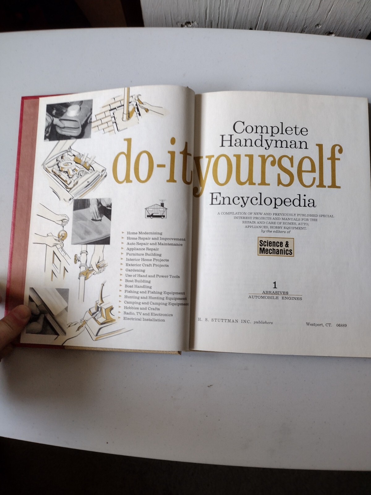 Complete Handyman Encyclopedia D0-It-Yourself Volume 1 Only c1983 160 pages