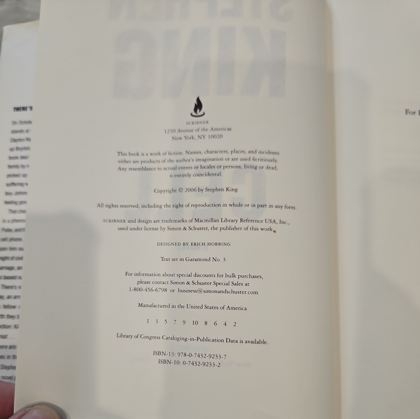 The Cell by Stephen King 1st Edition Hardcover DJ Book Very Good See Photos