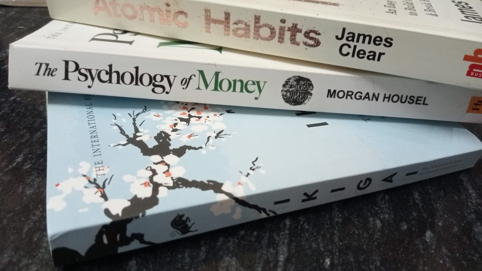 (3 Books) Atomic Habits+ikigai+the Psychology Of Money Paperback