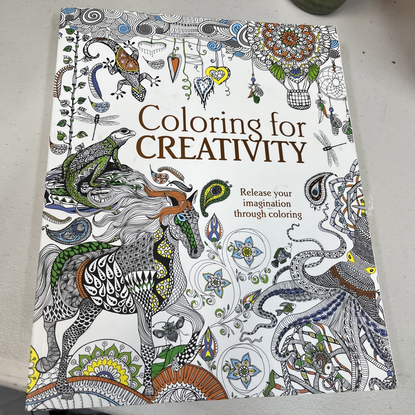 Adult Coloring for Creativity Book 288 Pages New Copyright 2015