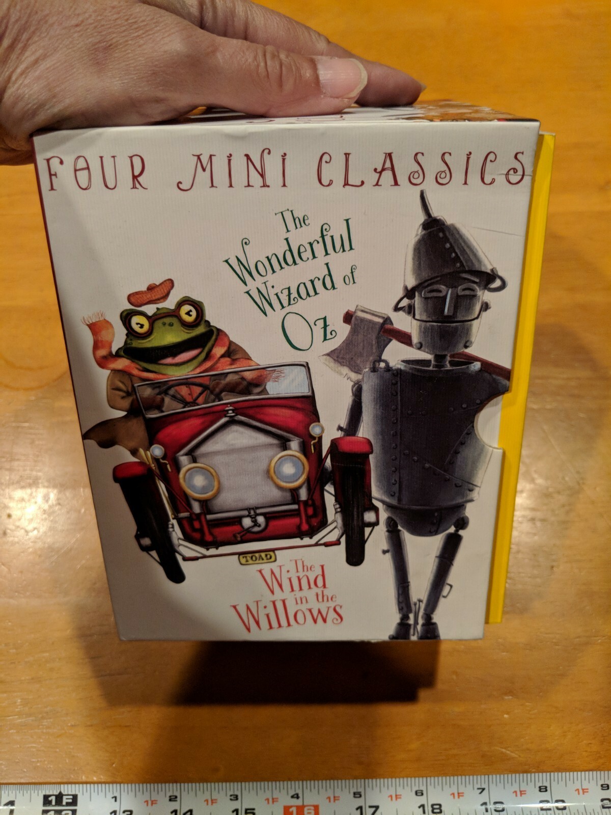 New Four Mini Classics Wizard Oz Wind Jungle Alice 4 Book Box Set Free Shipping
