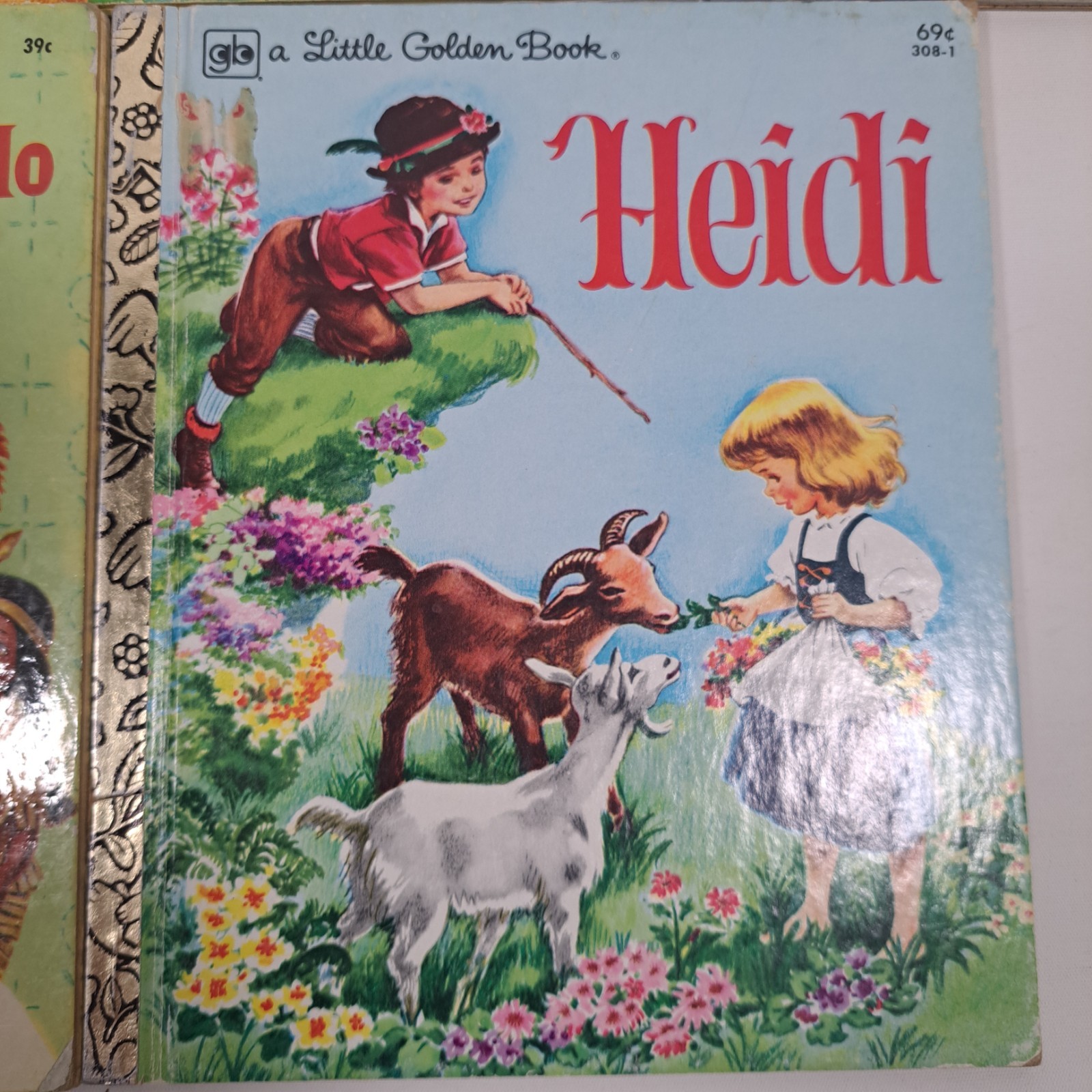 Vtg 8 Little Golden Books Benji Return Oz Heidi Raggedy Ann Duck Tale Bugs Howdy