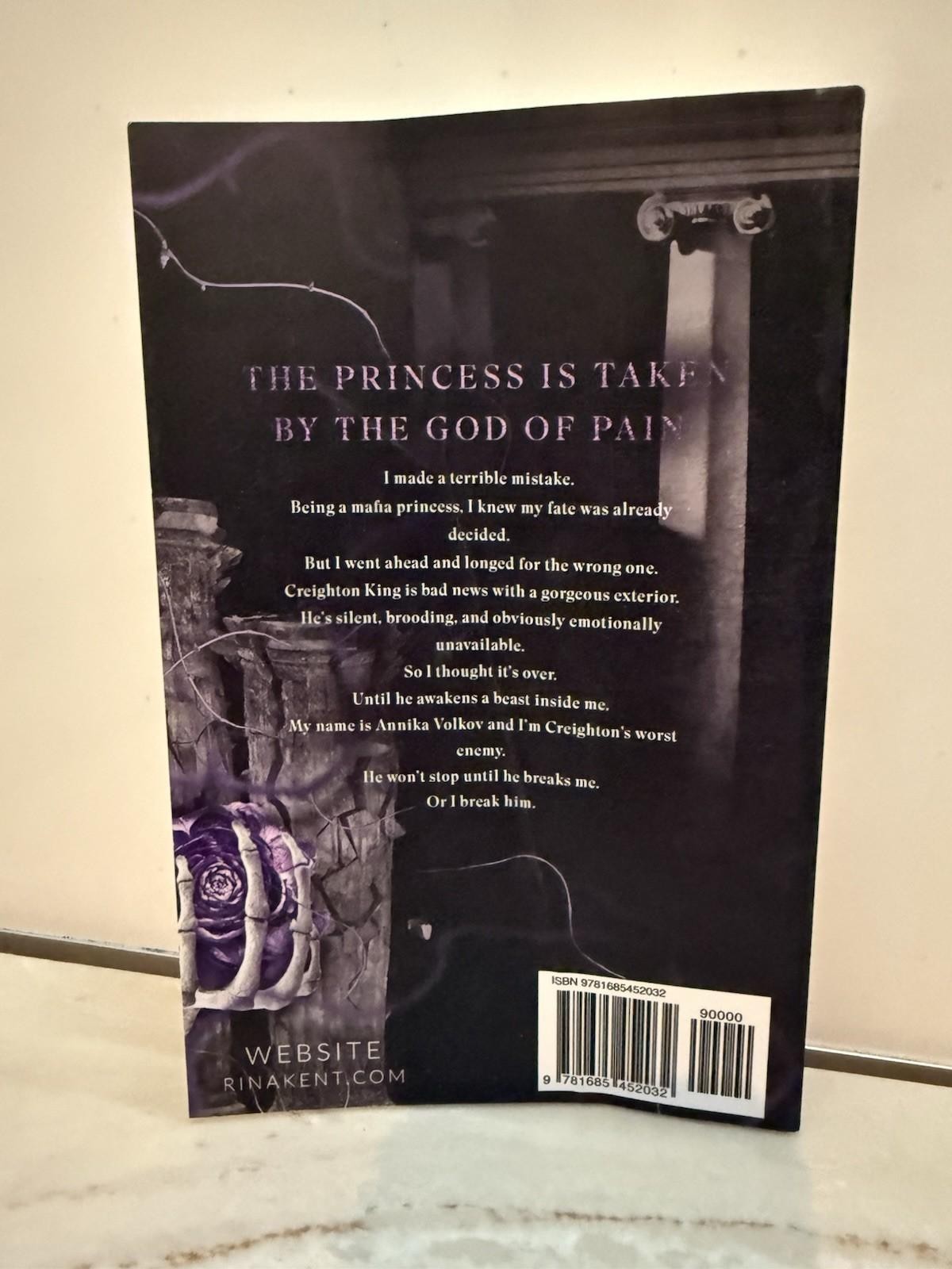 Special Edition Print Trade Paperback .. God of Pain (Legacy of Gods #2) R Kent