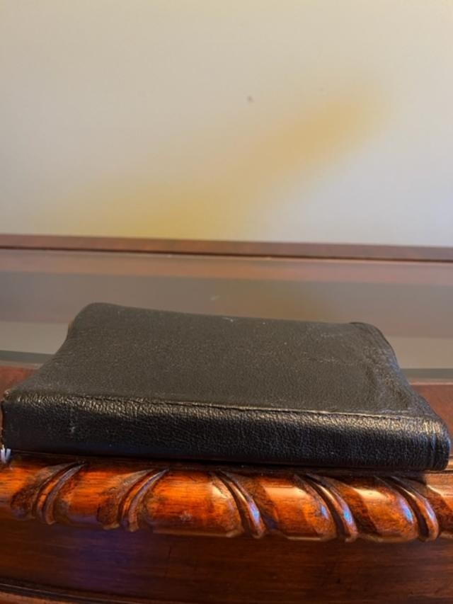 Unique and Rare Oxford KJV Bible Bound in Genuine Morocco, Morocco zip Cover